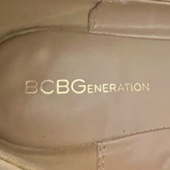 BCBGeneration Womens Ballet Flats Size 10B Millie Smooth Patent Shoes Neutral - Picture 10 of 10